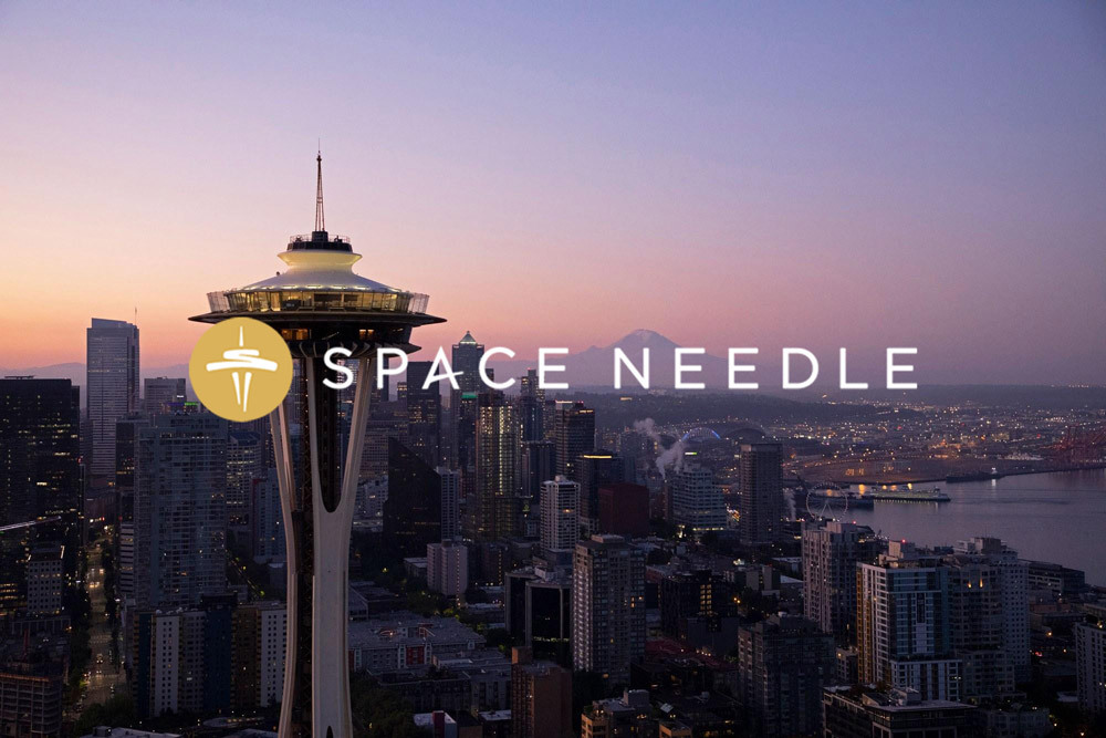 咖啡店侵權西雅圖太空針塔LOGO