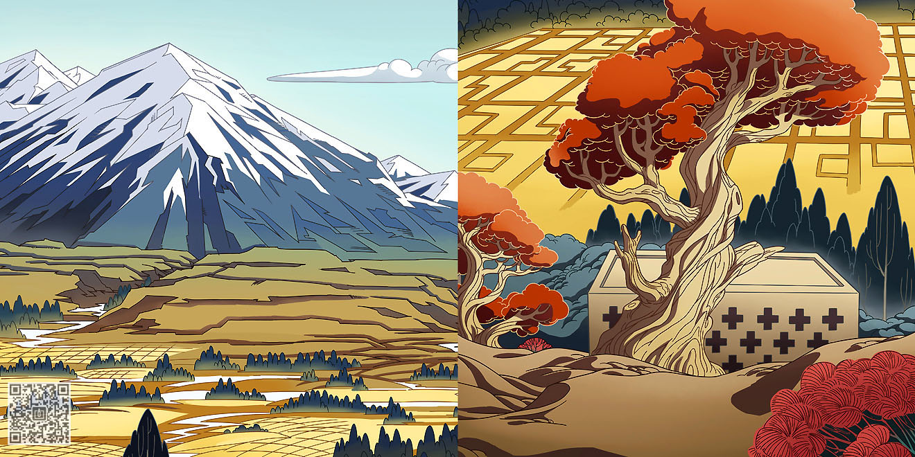 中糧面業(yè)面粉包裝設(shè)計與插畫繪制